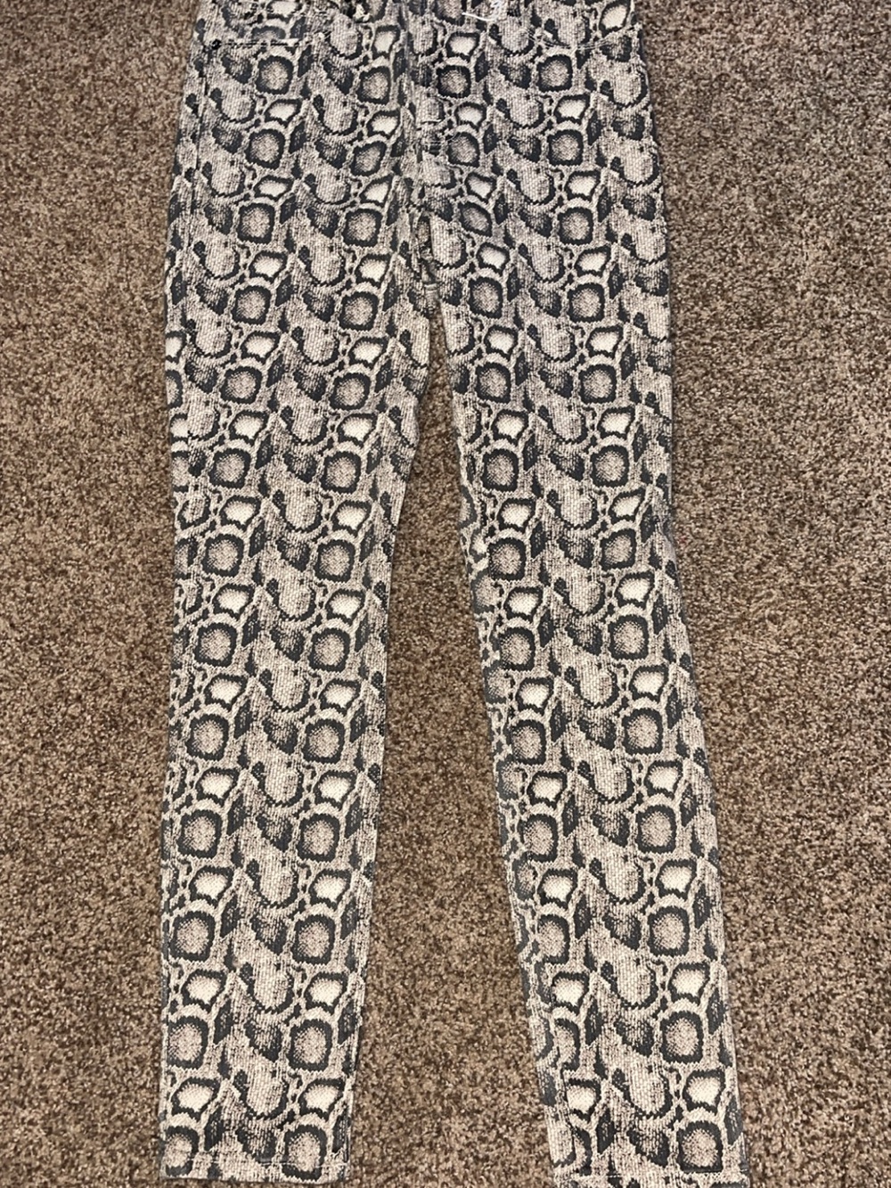 Good American Good Legs Snake Print Skinny Jeans Size 8 / 29 - Picture 1 of 4